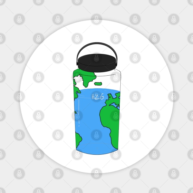 HZG Earth Juice Bottle Magnet by HumanZombies